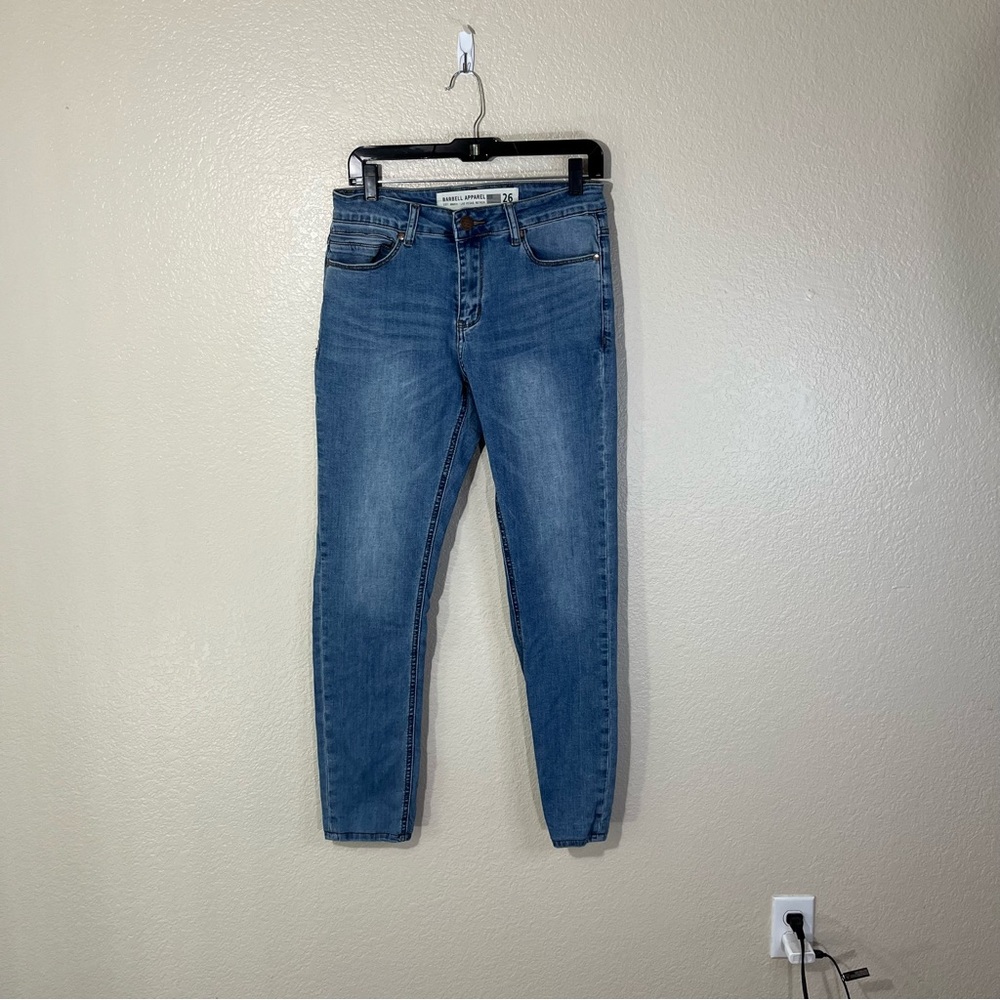 Barbell Apparel Jeans Womens 26 Stretch Athletic Denim 30" Inseam